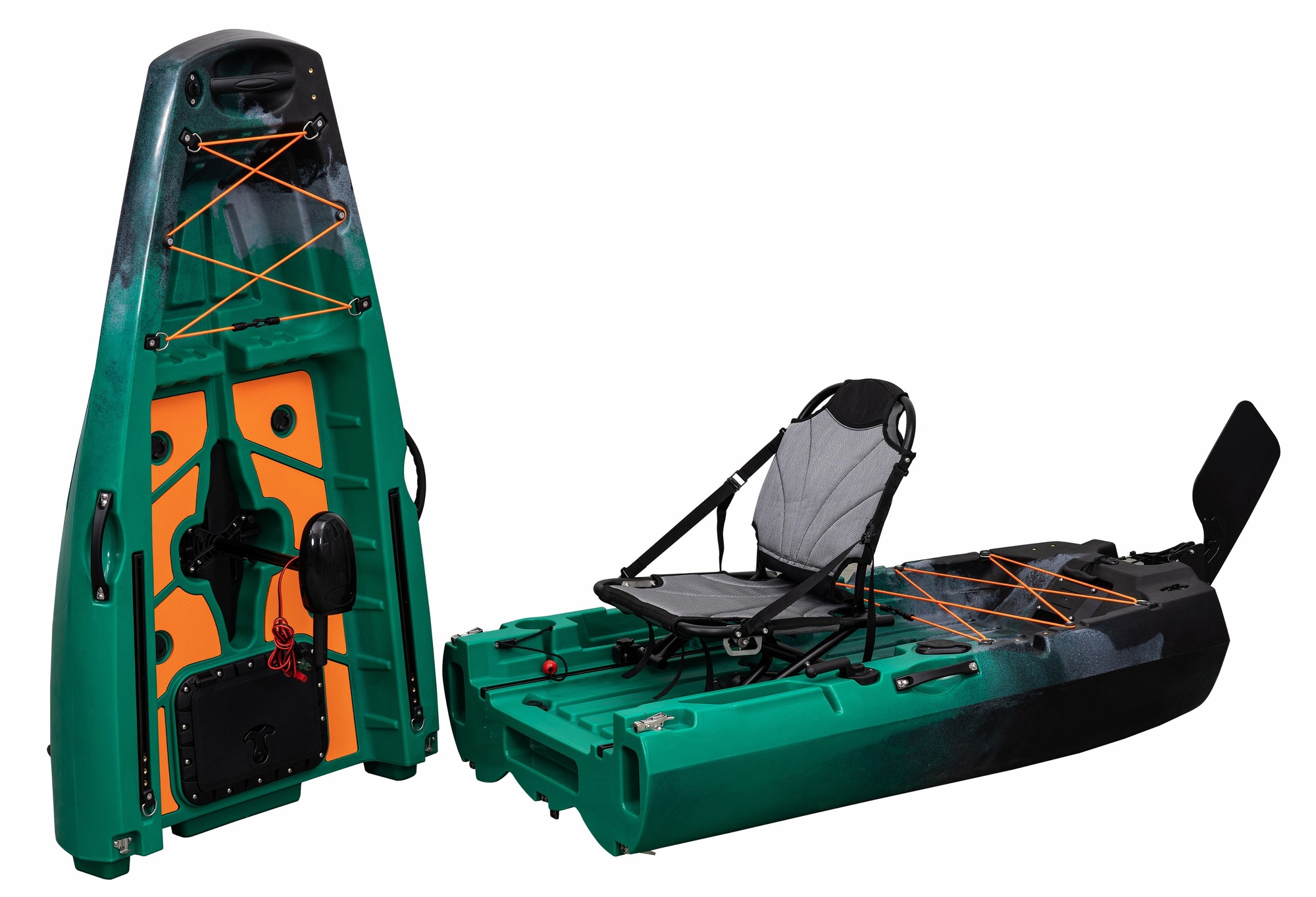 VAKA Sport Modular Pro Green Black Camo, dvi dalys