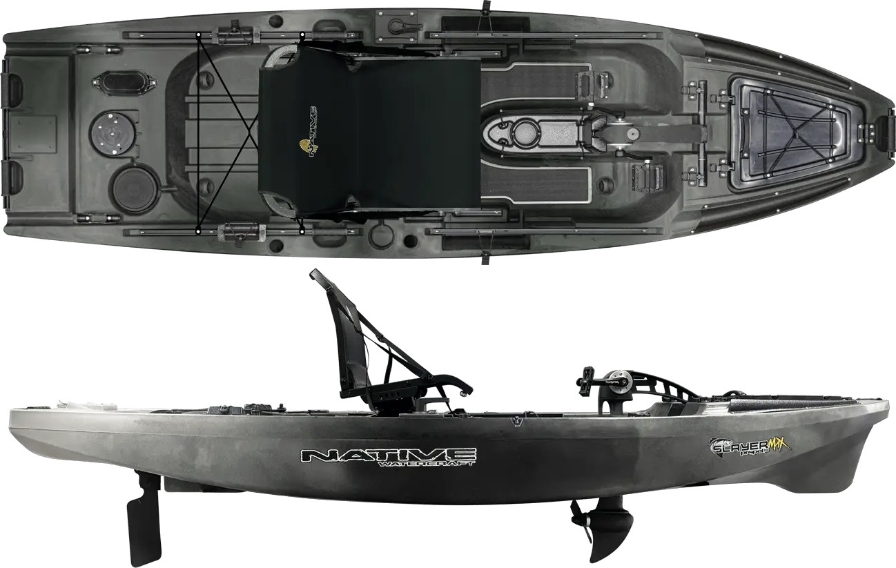 Native Watercraft Slayer Propel 10 MAX Grey Goose spalvos