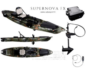 Supernova FX + 3Li MK2 variklis su 725 Wh baterija