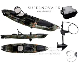 Supernova FX + 3Li MK2 variklis su 725 Wh baterija