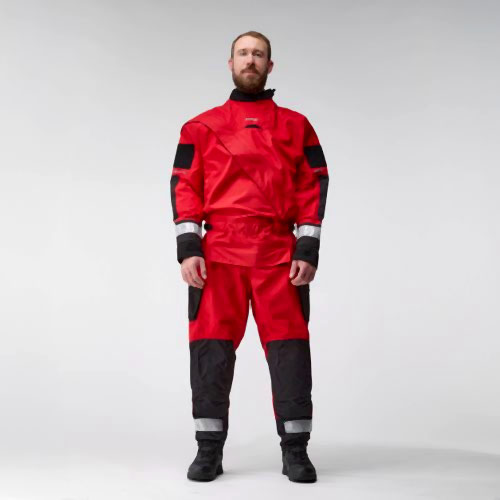 NRS Extreme SAR GORE-TEX sausas kostiumas, Red spalva, vaizdas iš priekio
