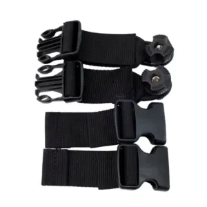 NuCanoe bėgelio dirželiai BlackPak Pro