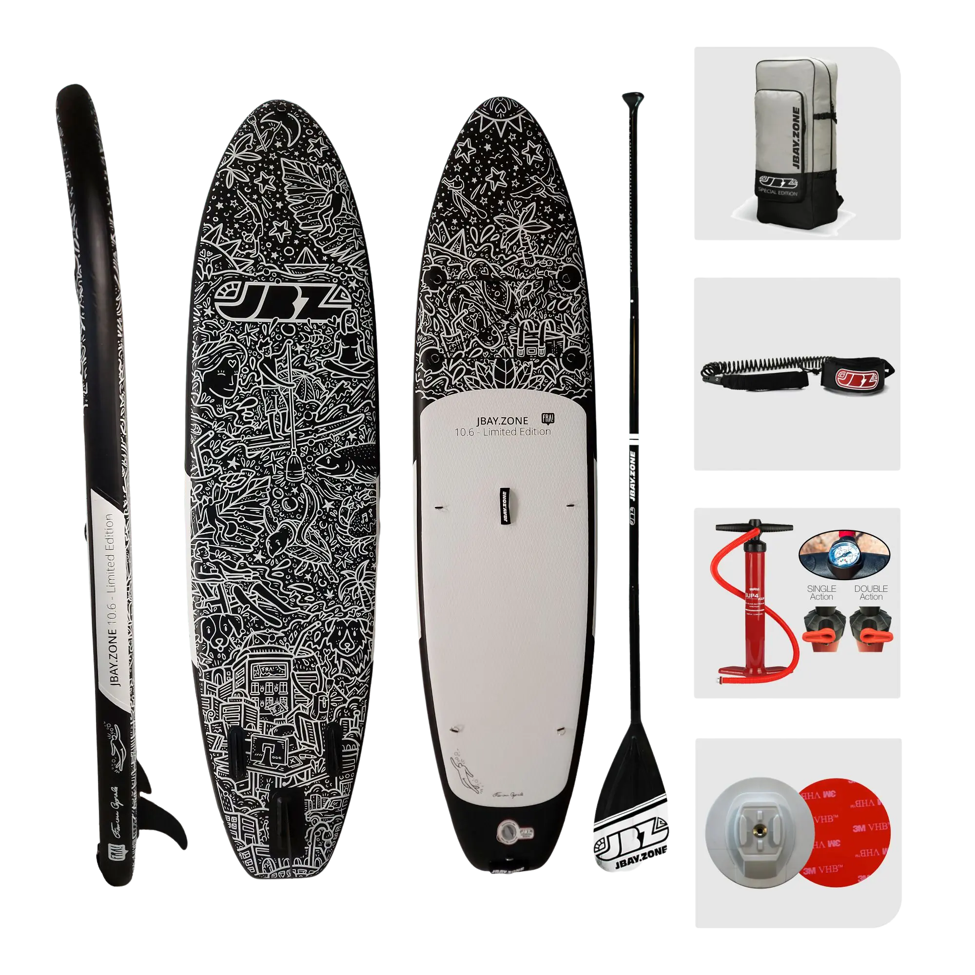 JBAY FRA! Special Edition SUP irklentės komplektas (320 cm)