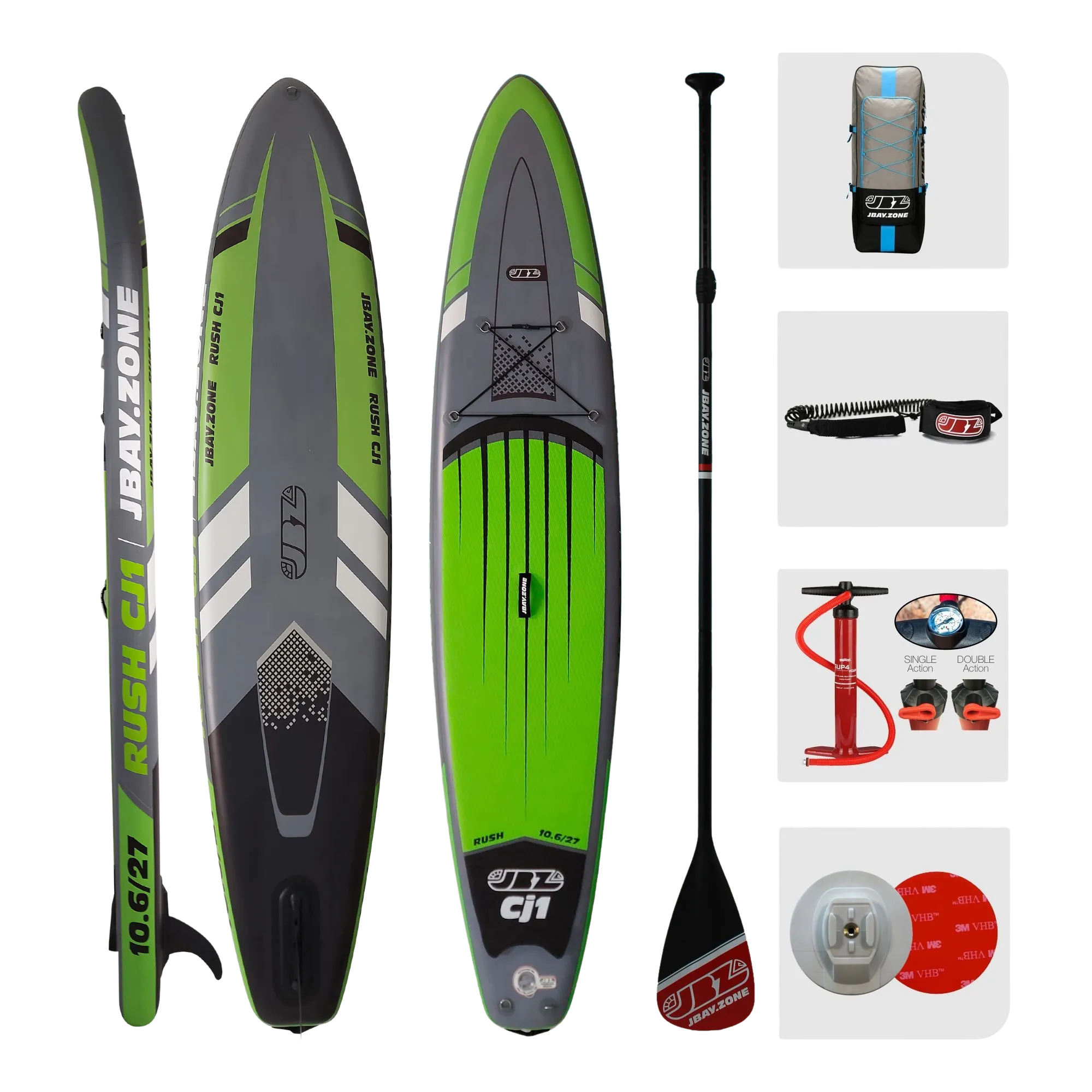 JBAY Rush CJ1 SUP irklentės komplektas (320 cm)