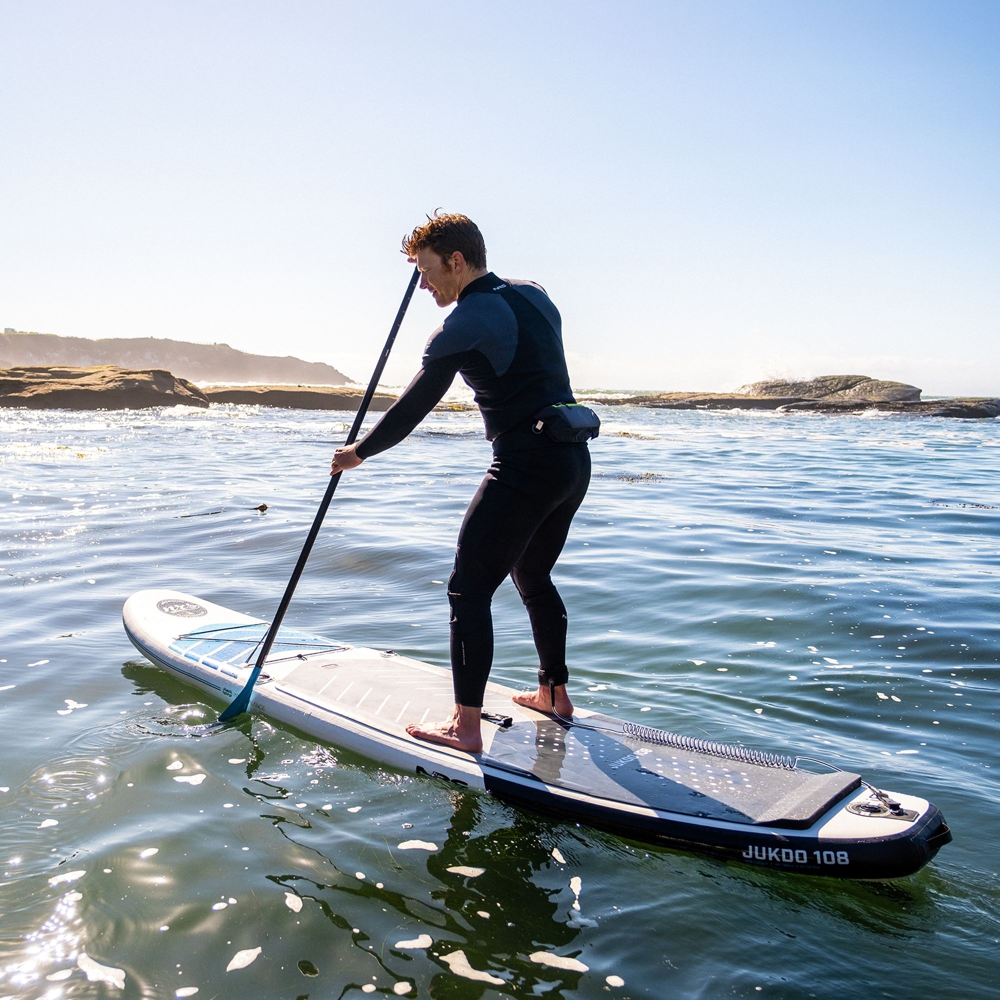 Saitas irklentei NRS COIL SUP LEASH (3,5m)