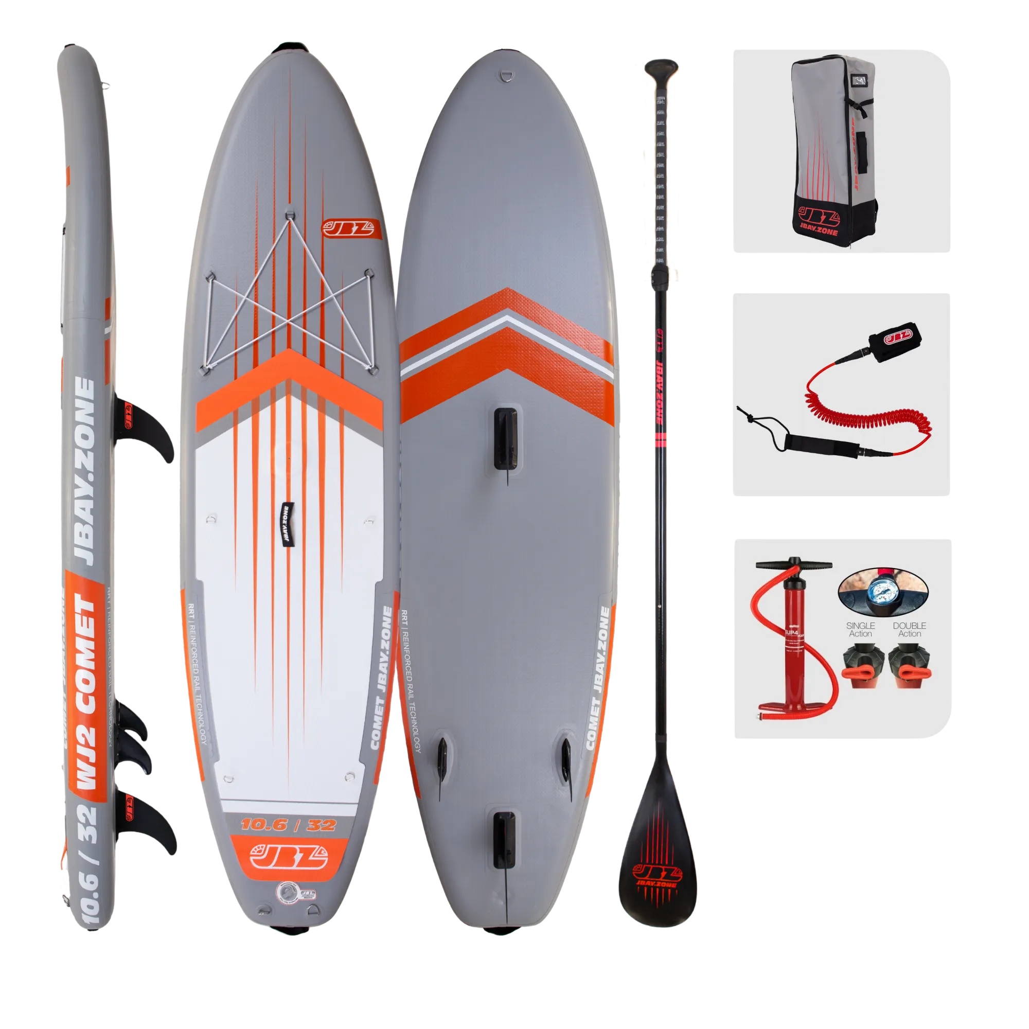 JBAY Comet WJ2 Wind-SUP irklentės komplektas (320 cm)