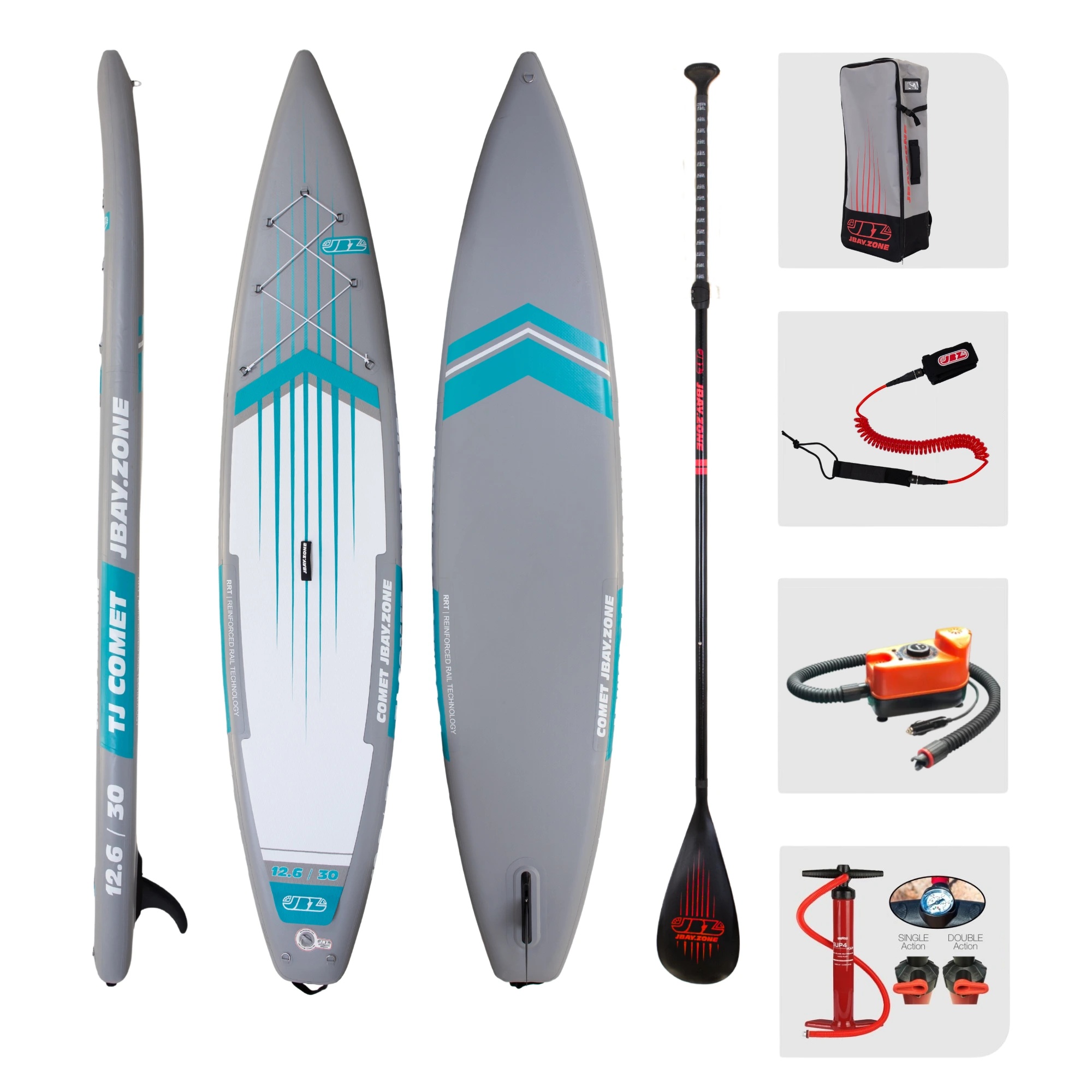 JBAY Comet TJ SUP irklentės komplektas (380 cm)