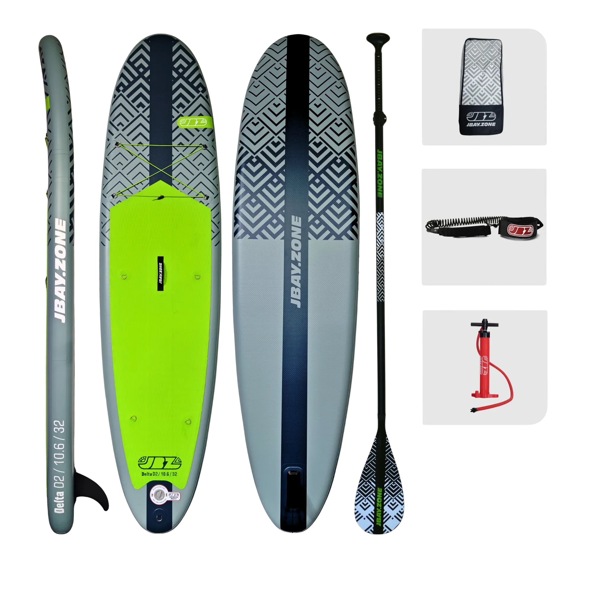 JBAY Delta D2 SUP irklentės komplektas (320 cm)