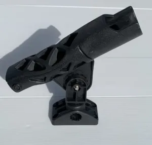Galaxy Kayaks meškerės laikiklis Swivel Pro II su stačiakampiu pagrindu