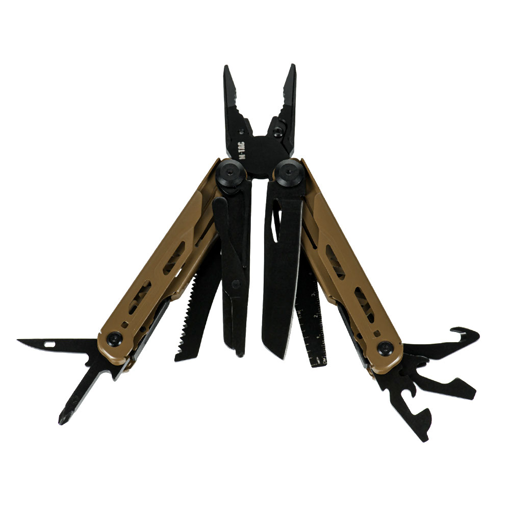 Daugiafunkcis įrankis M-TAC Multitool Type 13 17-in-1, rudas / juodas - Image 2