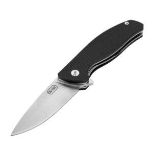 M-TAC Type 11 sulankstomas peilis, juodas / plieno spalvos, 9 cm geležte