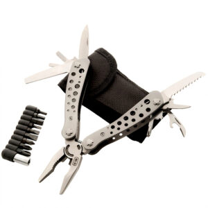 Daugiafunkcis įrankis M-TAC Multitool Type 1 11-in-1, pilkas