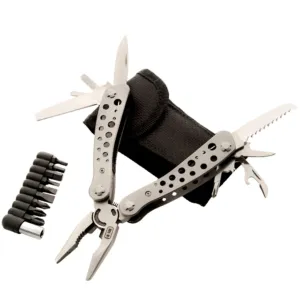 Daugiafunkcis įrankis M-TAC Multitool Type 1 11-in-1, pilkas