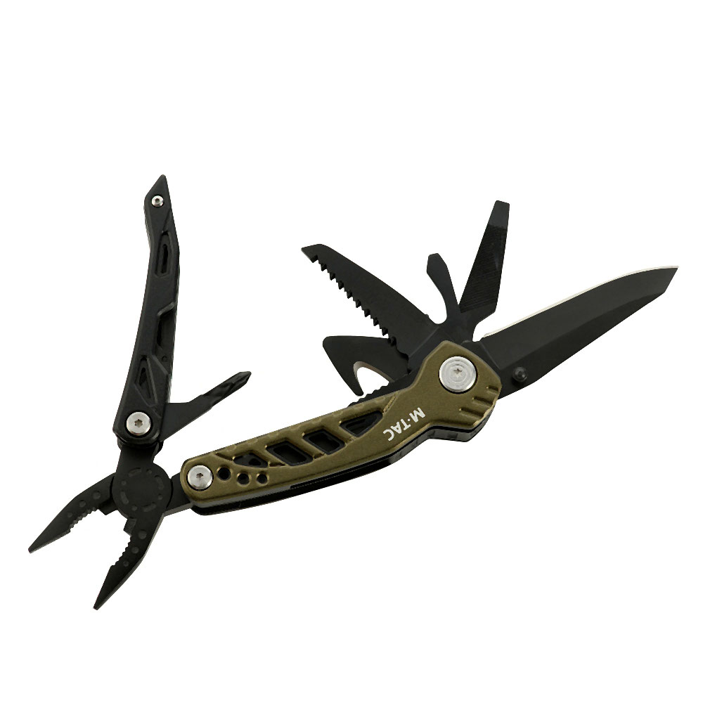 Daugiafunkcis įrankis M-TAC Universal Tool Type 2 7-in-1, žalias / juodas
