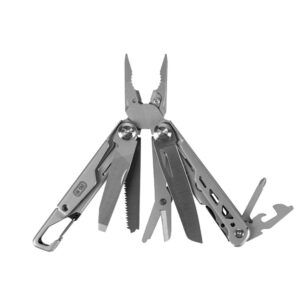 Daugiafunkcis įrankis M-TAC Multitool Type 8 11-in-1, metalo spalvos