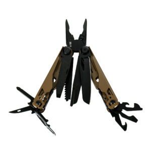 Daugiafunkcis įrankis M-TAC Multitool Type 9 11-in-1, rudas / juodas