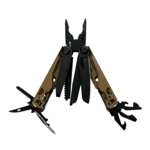 Daugiafunkcis įrankis M-TAC Multitool Type 9 11-in-1, rudas / juodas