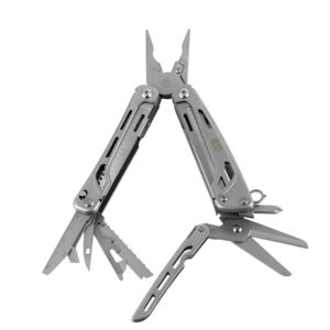 Daugiafunkcis įrankis M-TAC Multitool Type 10 11-in-1, plieno spalvos