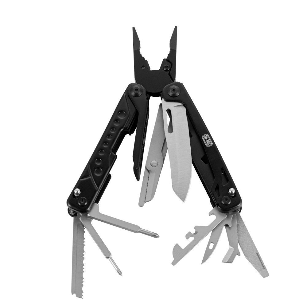 Daugiafunkcis įrankis M-TAC Multitool Type 11 11-in-1, juodas / plieno