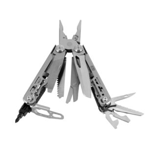 Daugiafunkcis įrankis M-TAC Multitool Type 12 14-in-1, plieno spalvos