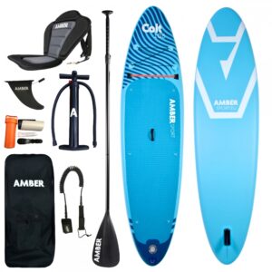 Pripučiamos irklentės komplektas AMBER COLT 10.6 Lite su sėdyne (320 cm)