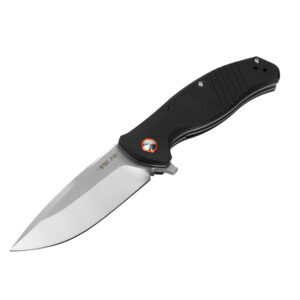 M-TAC Type 13 sulankstomas peilis, juodas / plieno spalvos, 8,8 cm geležte