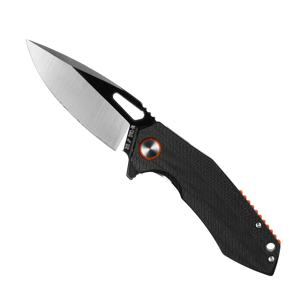 M-TAC Type 12 folding knife, black / steel colour, 8 cm blade - Image 3