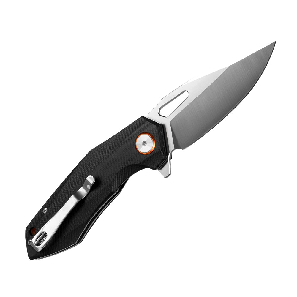 M-TAC Type 12 folding knife, black / steel colour, 8 cm blade - Image 4