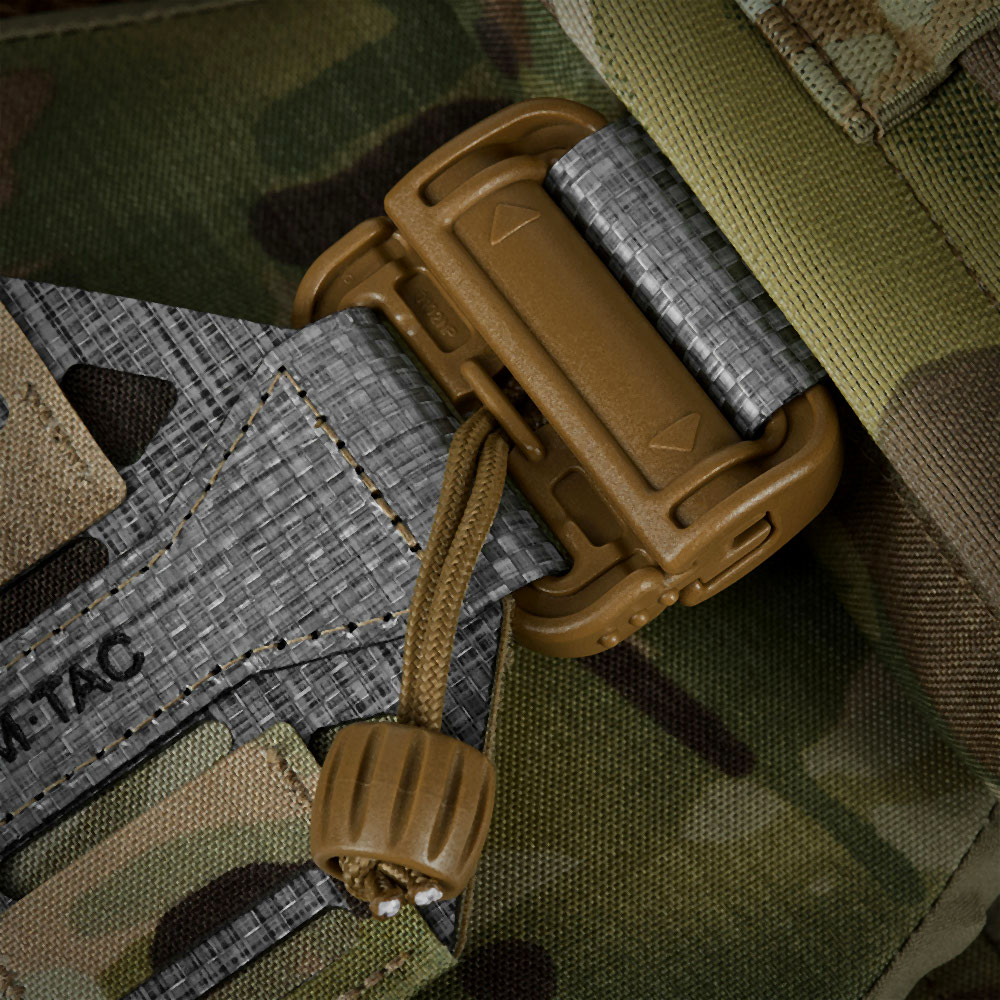 Taktinis plokščių nešiklis M-TAC Cuirass Tiger Elite, plokštėms ESAPI Large, „Multicam“ - Image 7
