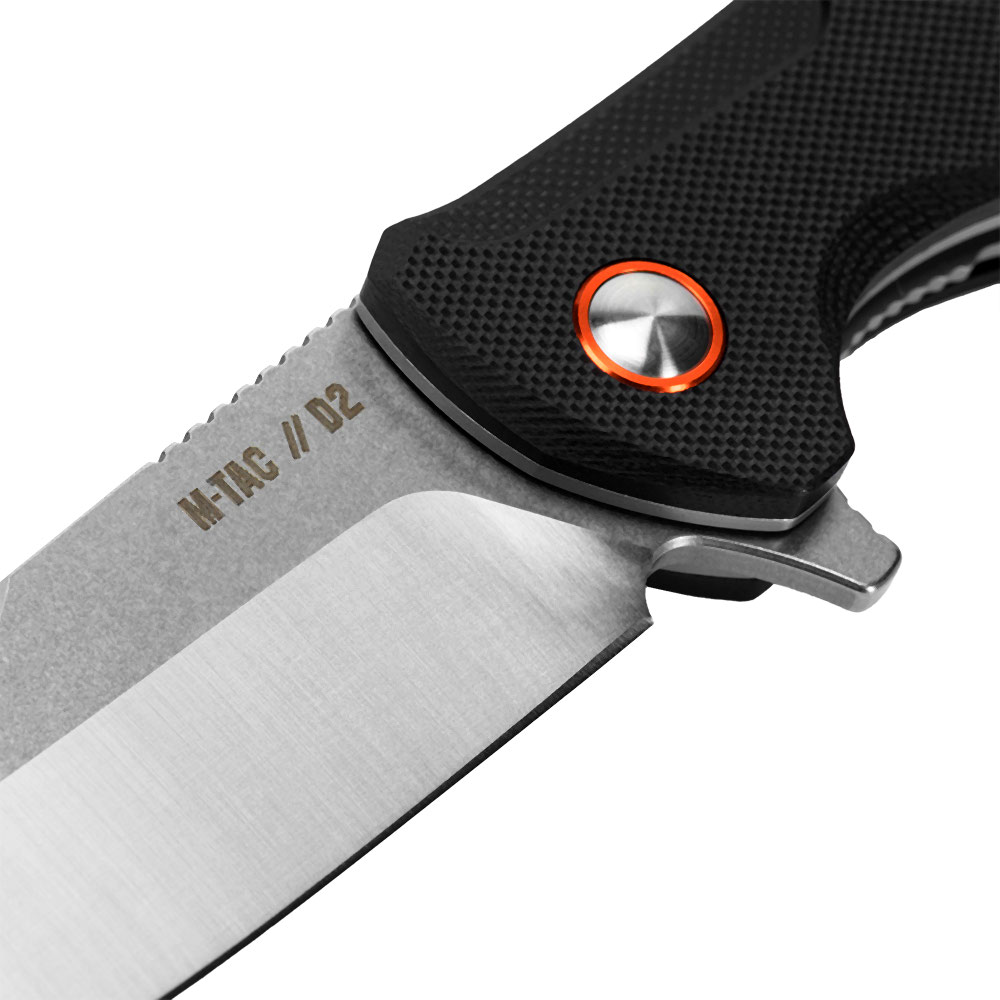 M-TAC Type 13 folding knife, black / steel colour, 8.8 cm blade - Image 7
