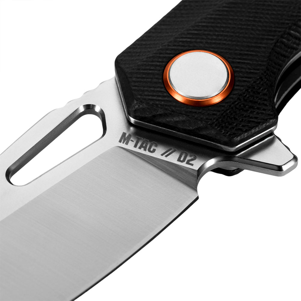 M-TAC Type 12 folding knife, black / steel colour, 8 cm blade - Image 8