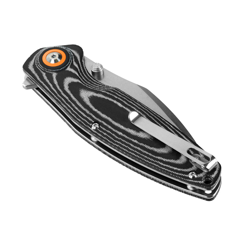 M-TAC Type 14 folding knife, black / grey, 9.4 cm blade - Image 8