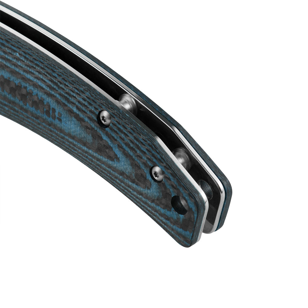 M-TAC Type 15 folding knife, carbon fibre / blue, 9.5 cm blade - Image 8
