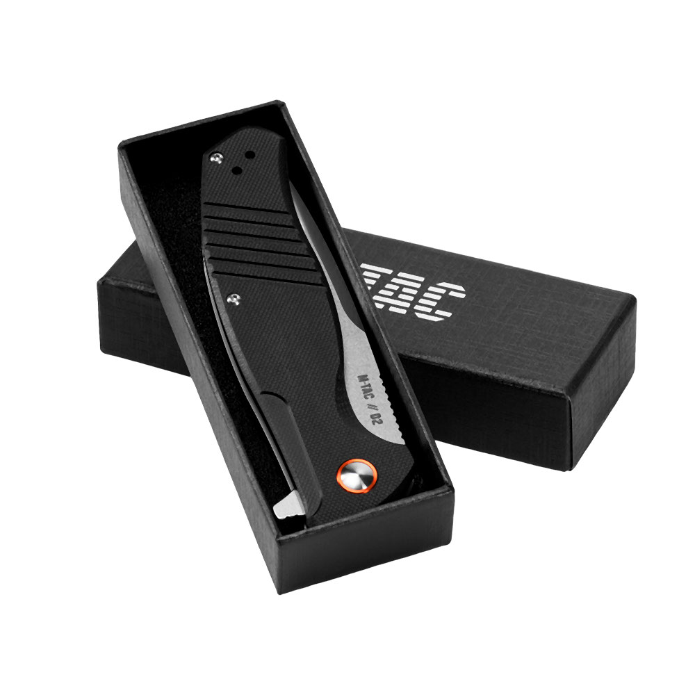 M-TAC Type 13 folding knife, black / steel colour, 8.8 cm blade - Image 9
