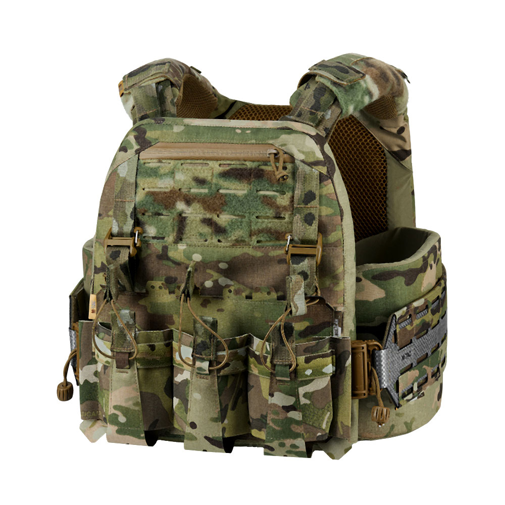 Taktinis plokščių nešiklis M-TAC Cuirass Tiger Elite, plokštėms ESAPI Large, „Multicam“