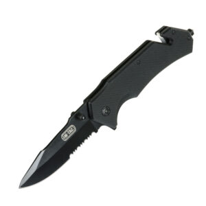 M-TAC Type 3 folding knife, black, 19.7 cm overall length