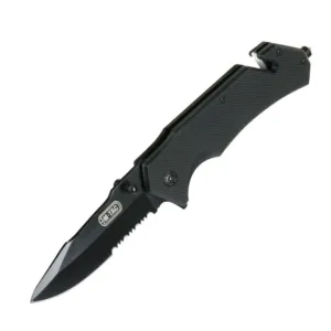 M-TAC Type 3 folding knife, black, 19.7 cm overall length