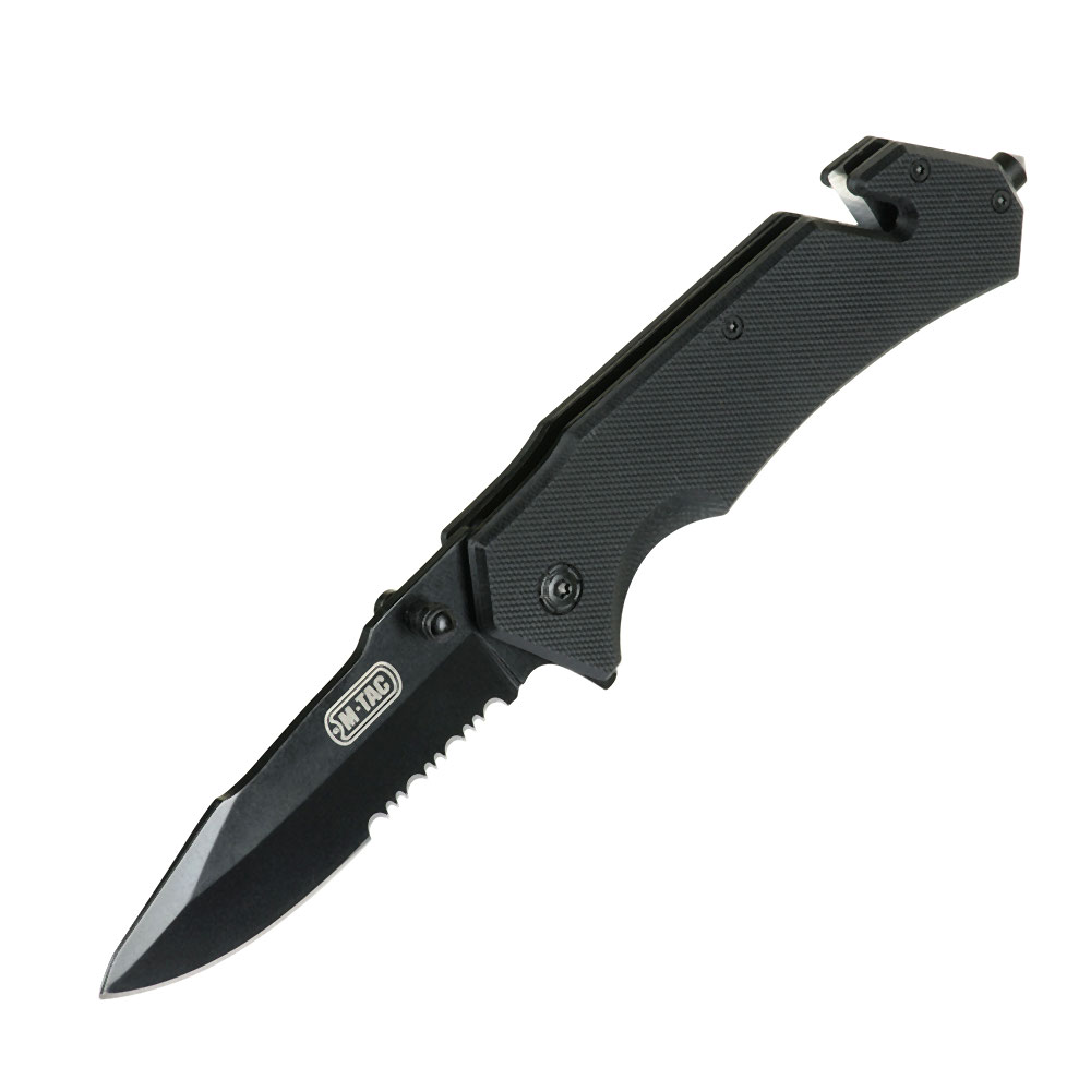 M-TAC Type 3 folding knife, black, 19.7 cm overall length