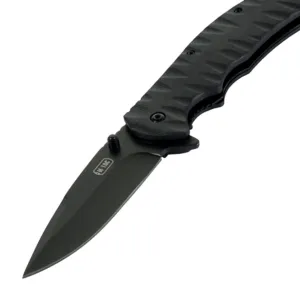 M-TAC Type 4 folding knife, black, 21.5 cm overall length