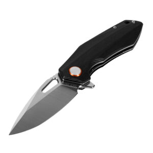 M-TAC Type 12 folding knife, black / steel colour, 8 cm blade