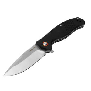 M-TAC Type 13 sulankstomas peilis, juodas / plieno spalvos, 8,8 cm geležte