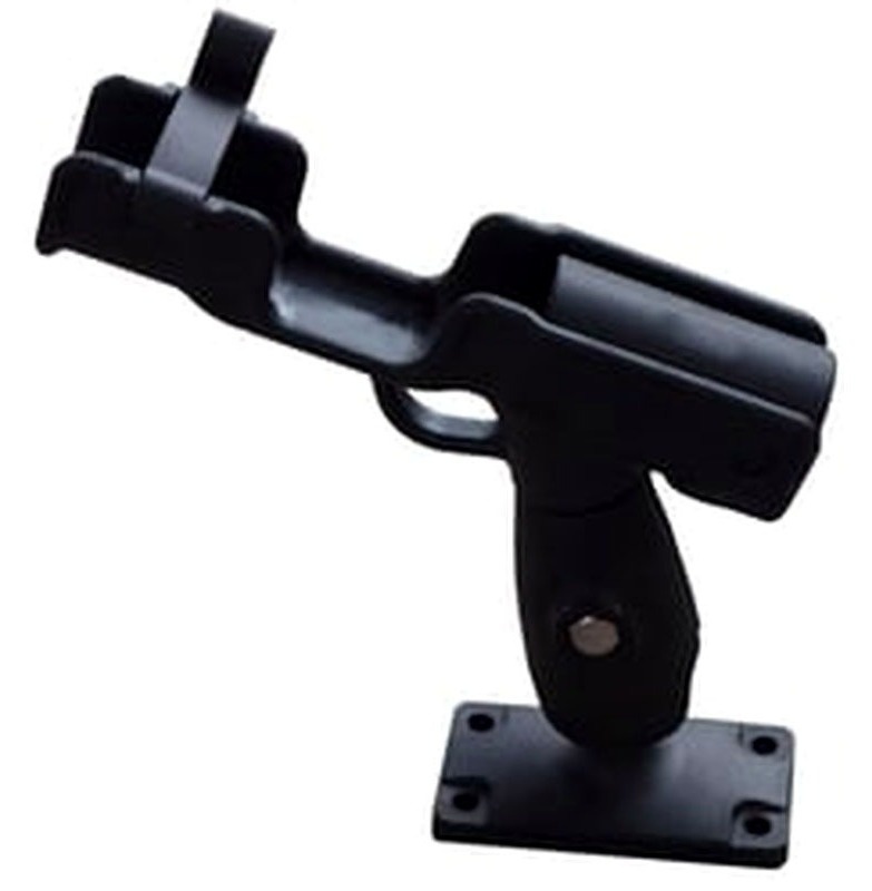 Galaxy Kayaks Swivel Pro III rod holder with rectangular base