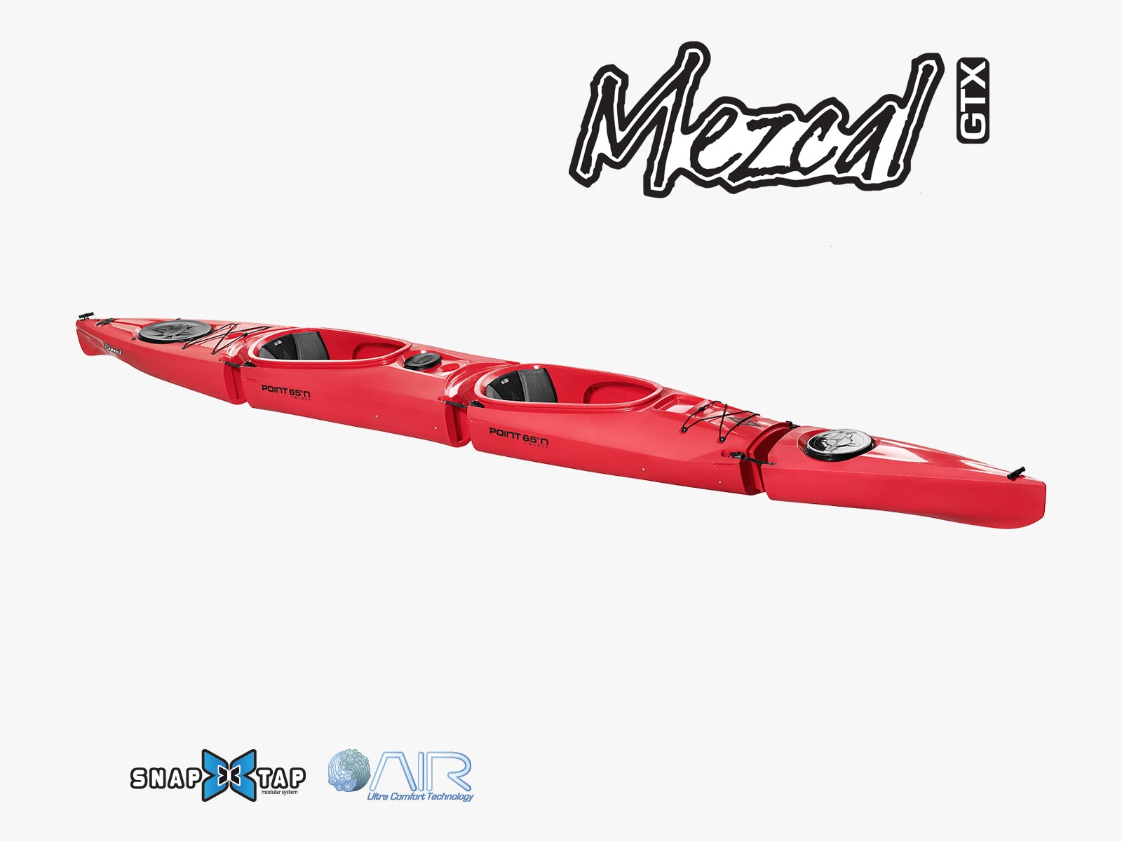 Point 65 Mezcal GTX Tandem dvivietis modulinis turistinis kajakas